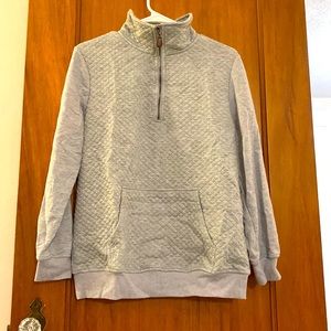 NWOT Medium MEROKEETY Women's Long Sleeve Quilted Pullover Sweatshirt